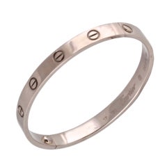 CARTIER White Gold Love Bracelet