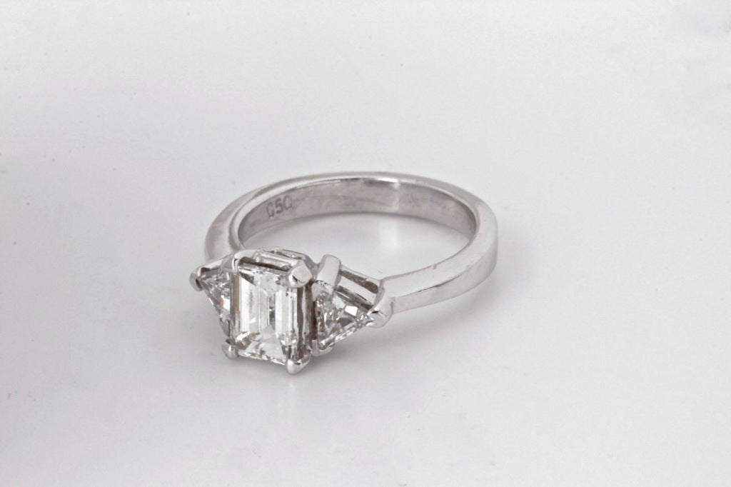 Women's 1.16 c Diamond Platinum Engagement Ring