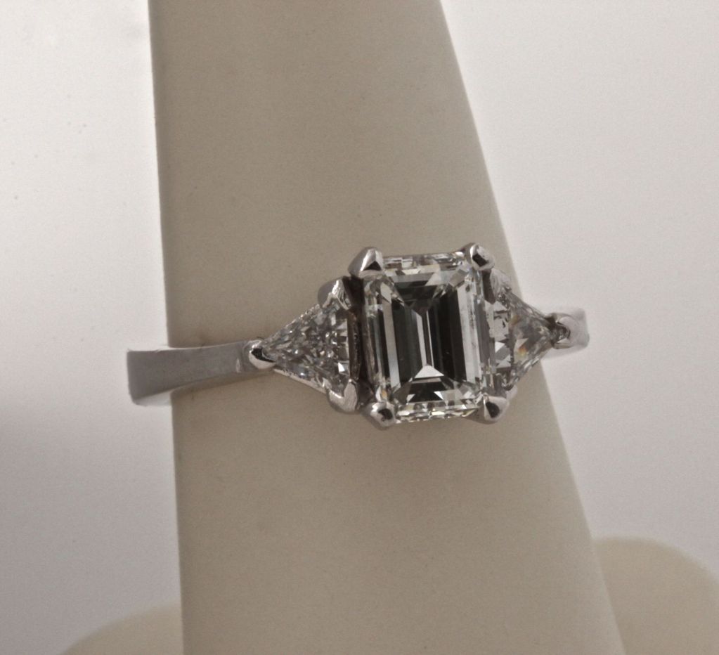 1.16 c Diamond Platinum Engagement Ring 2
