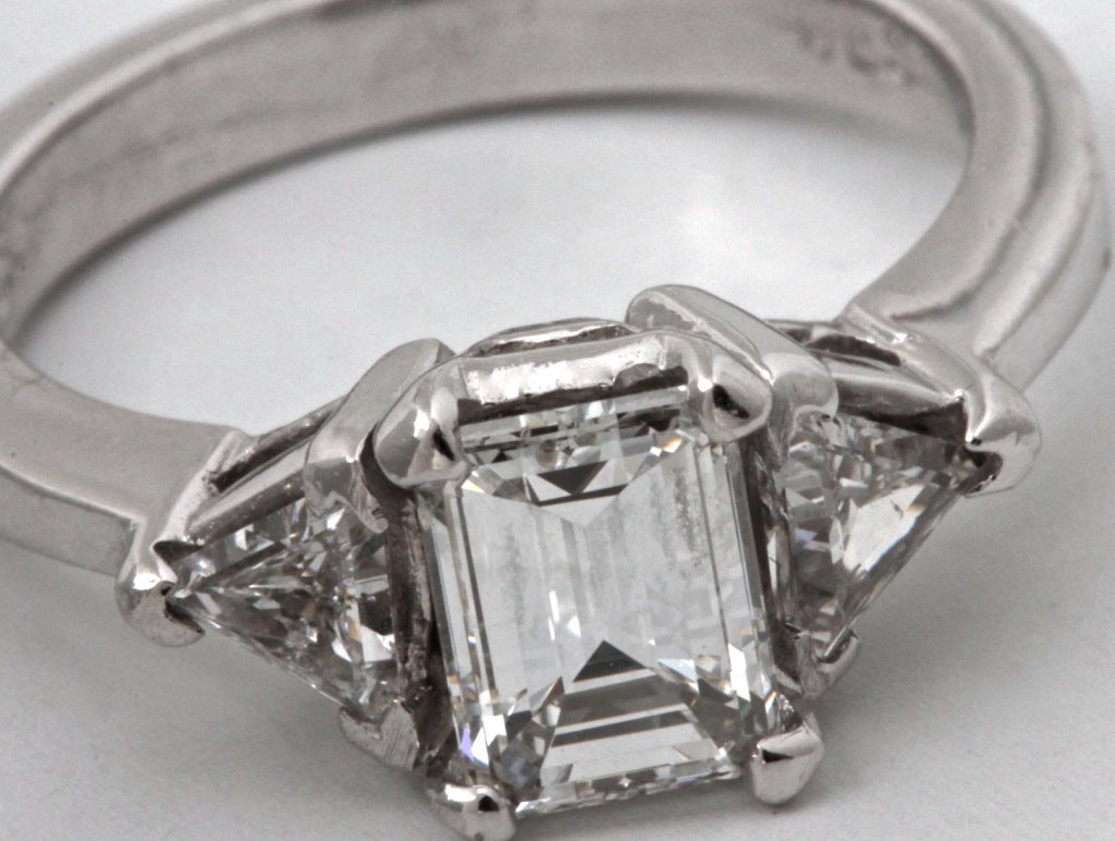 1.16 c Diamond Platinum Engagement Ring 3