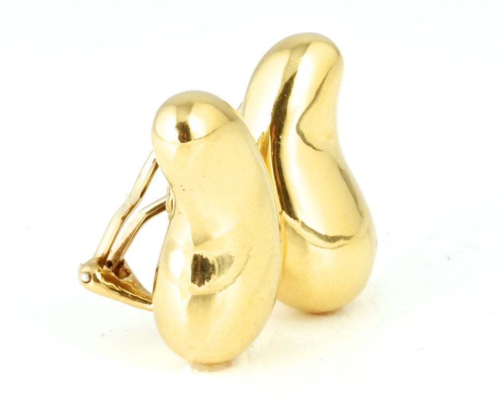 Women's TIFFANY & CO Elsa Peretti Gold Bean Earrings