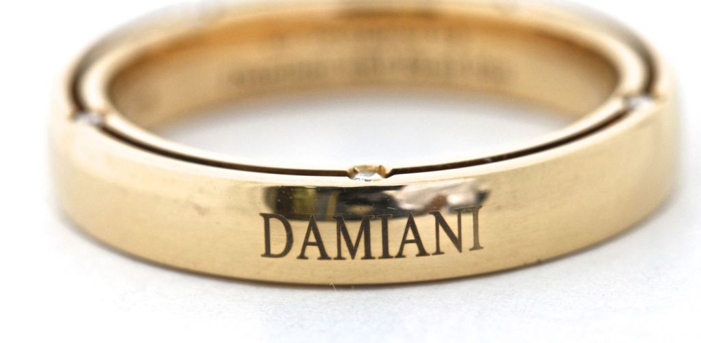 DAMIANI 10 Diamond Gold Unity Ring For Sale 1