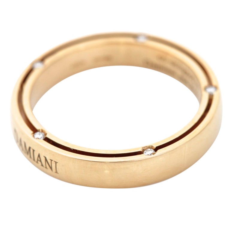 DAMIANI 10 Diamond Gold Unity Ring For Sale