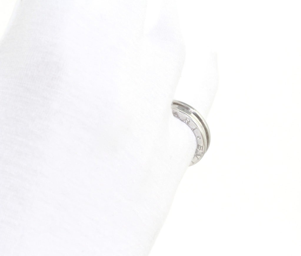 BVLGARI BULGARI White Gold B-zero 1 Ring For Sale 2