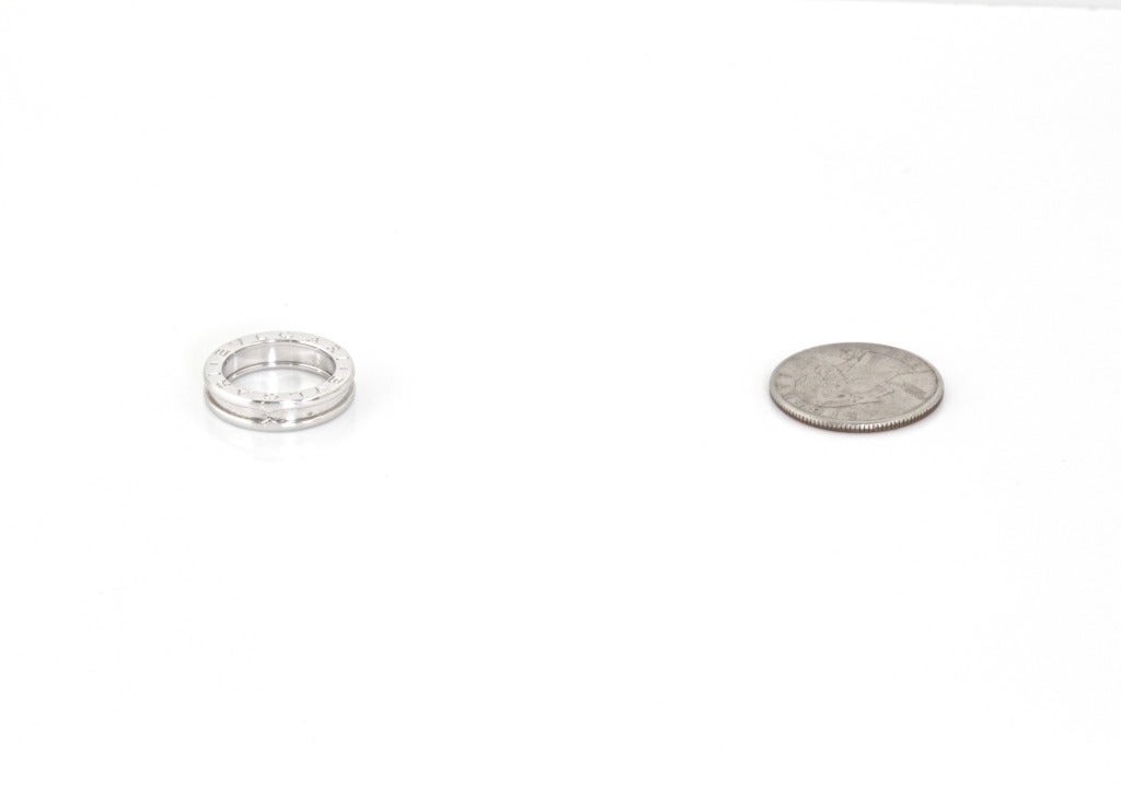 BVLGARI BULGARI White Gold B-zero 1 Ring For Sale 3