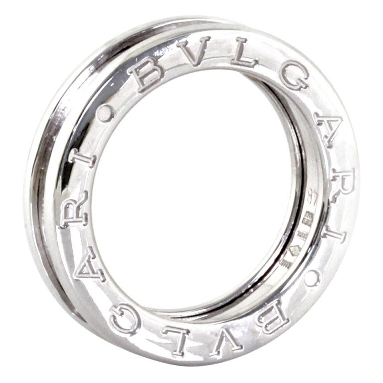 BVLGARI BULGARI White Gold B-zero 1 Ring For Sale