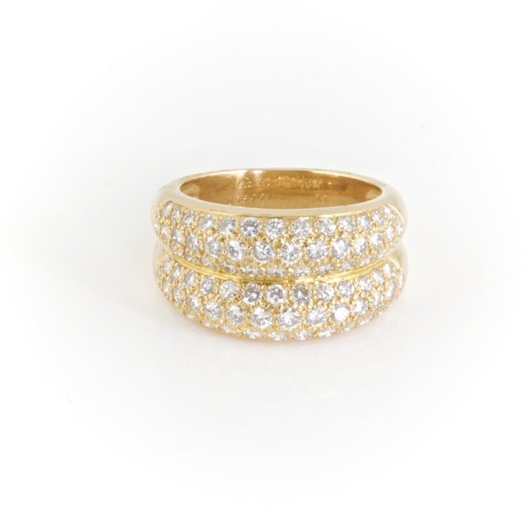 CARTIER Yellow Gold Diamond Ring