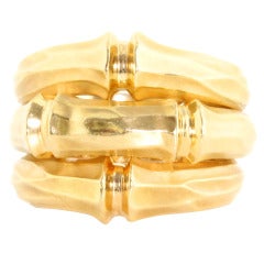 CARTIER Gold Bamboo Ring