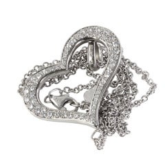 PIAGET Diamond and White Gold Heart Necklace