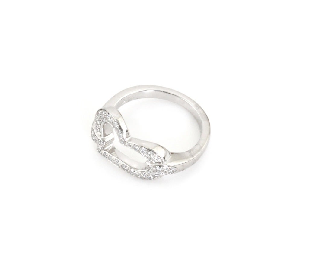 PIAGET Diamond and White Gold Heart Ring