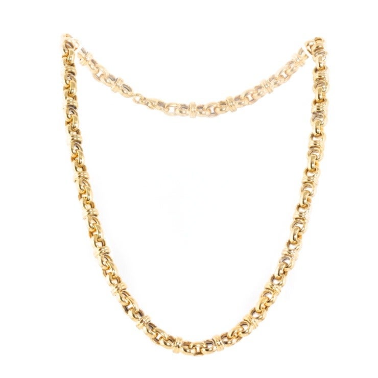 CHOPARD Gold Link Necklace