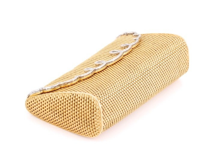 Gold and Diamond Purse  For Sale 2