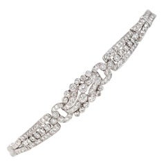 Art Deco Diamond and Platinum Choker