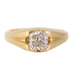  Diamond Yellow Gold Engagement Ring