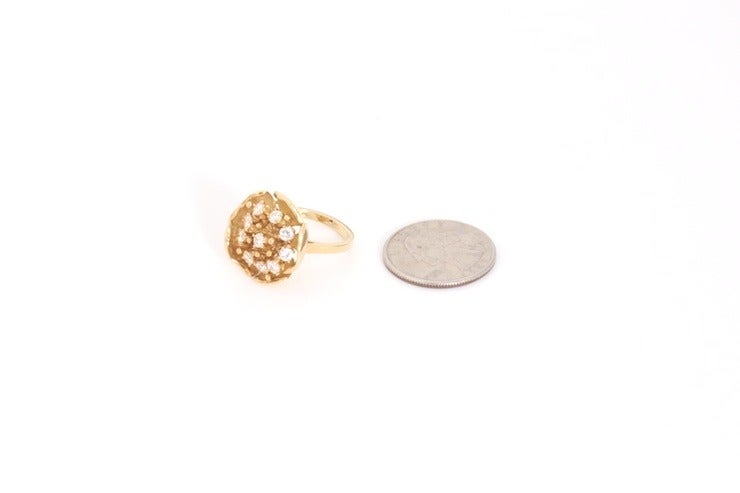 PIAGET Diamond Gold Earring and Ring Set For Sale 5