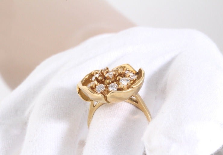 PIAGET Diamond Gold Earring and Ring Set