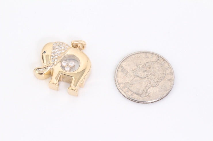 chopard elephant pendant