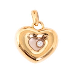 CHOPARD Happy Diamond Gold Heart Charm/Pendant