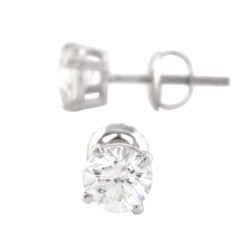 GIA Diamond Gold Stud Earrings