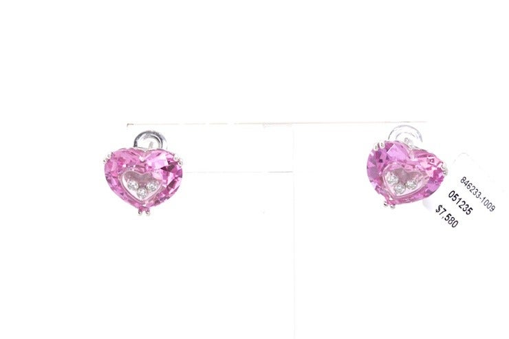 chopard earrings happy hearts