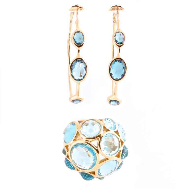 IPPOLITA Earring and Ring Rock Candy Lollipop Set For Sale