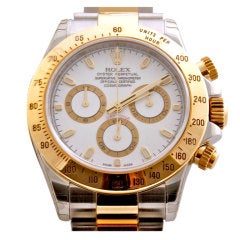 Used ROLEX Two-Tone Oyster Perpetual Daytona Chronograph Wristwatch