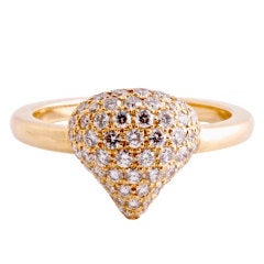 CHOPARD ''Pushkin''  Diamond Gold  Ring