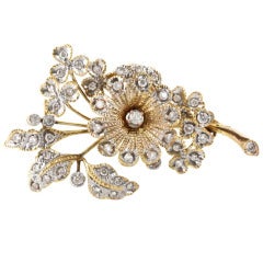 Diamond Flower Bouquet Brooch Diamond Flower Bouquet Brooch