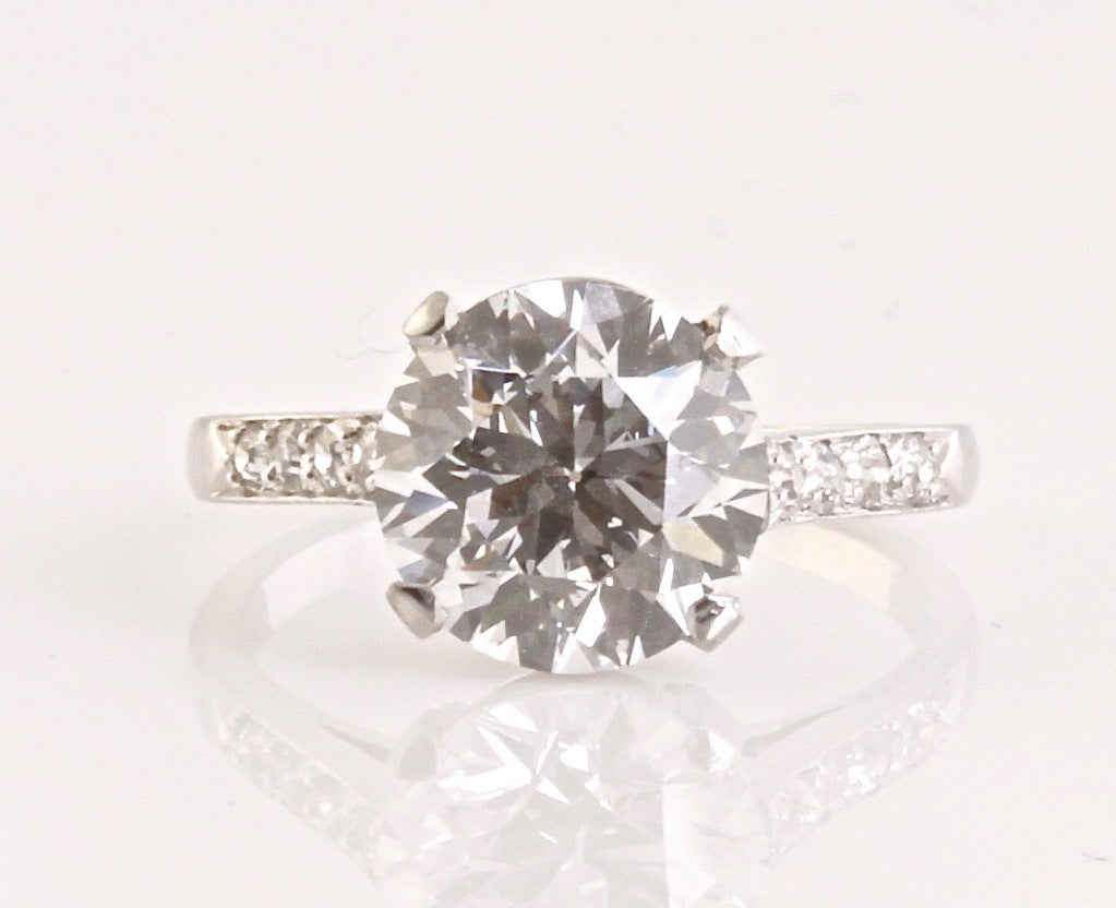 Art Deco CARTIER 1930's  Diamond Engagement Ring