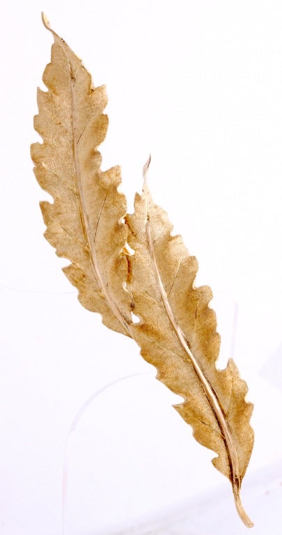 BUCCELLATI Leaf Brooch For Sale 1