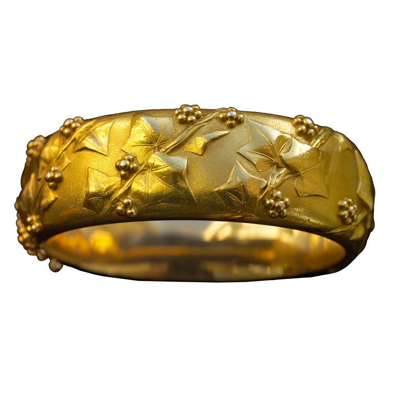 EMILE FROMENT-MEURICE Belle Epoque Gold Bangle