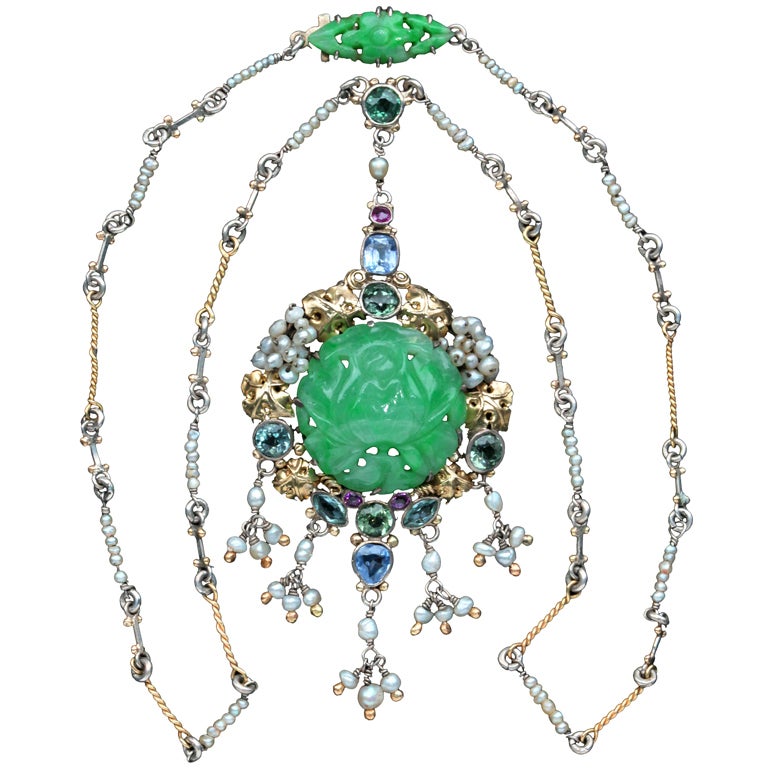 DORRIE NOSSITER Arts and Crafts Necklace at 1stDibs