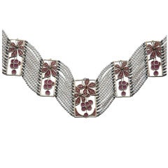 Antique KARL HERMANN Beautiful Art Nouveau Choker