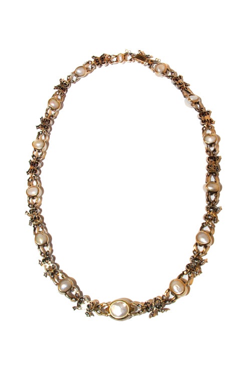 Pearl and Diamond Collar