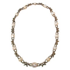 Pearl and Diamond Collar