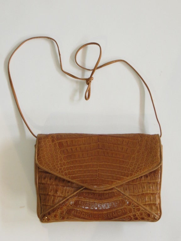 Maud Frizon alligator handbag