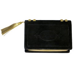 Paloma Picasso book style evening bag