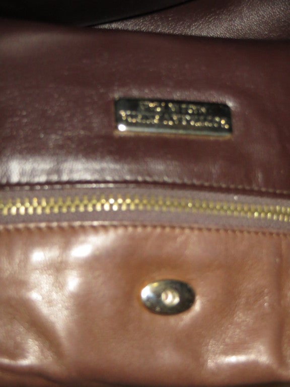 Bottega Veneta Chocolate leather shoulder bag For Sale 2