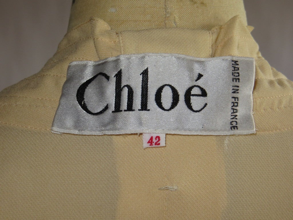 Karl Lagerfeld Chloe Silk  dress and silk slip For Sale 5