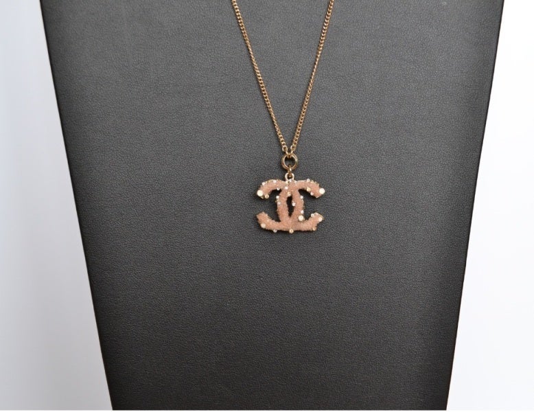 Chanel pendant CC Coral at 1stdibs