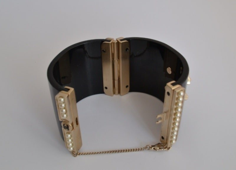 Chanel bracelet cuff Pearls For Sale 1