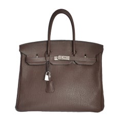 Hermes Birkin 35 taurillon Clemence Cafe