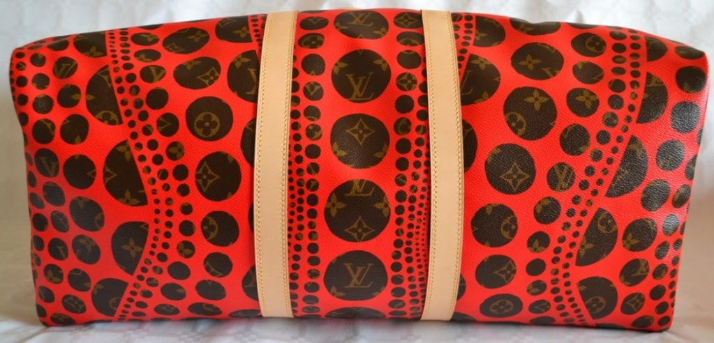 Louis Vuitton Keepall 55 Yayoi Kusama ? Red Dots