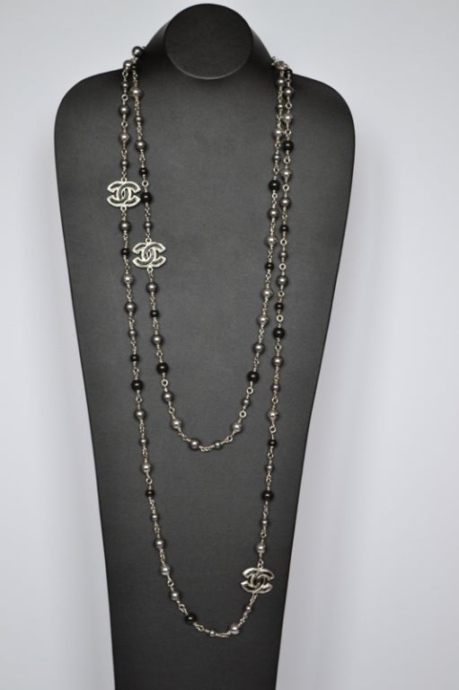 Chanel necklace Sautoir Pearls 2