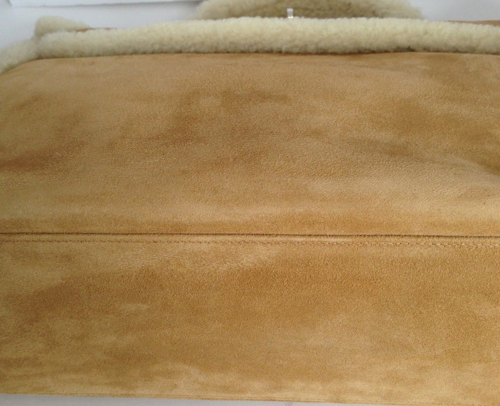 Exceptionnel velours Kelly 40 Teddy d'Hermès 6