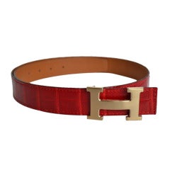 Authentic Hermes H Constance buckle Permabrass