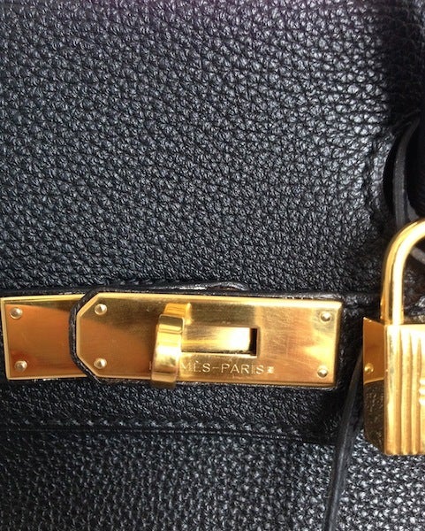 Hermes Birkin 30 Togo black Gold hardware 6