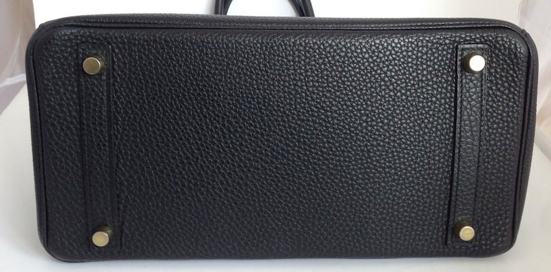 Women's Hermes Birkin 30 Togo black Gold hardware
