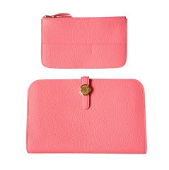 Hermès Dogon wallet Rose Lipstick