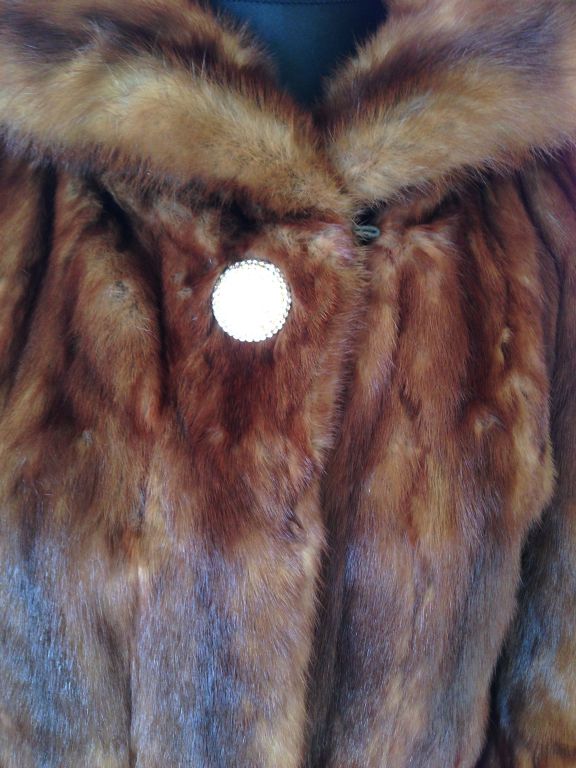 Women's Henri Bordand Sable Fur coat For Sale